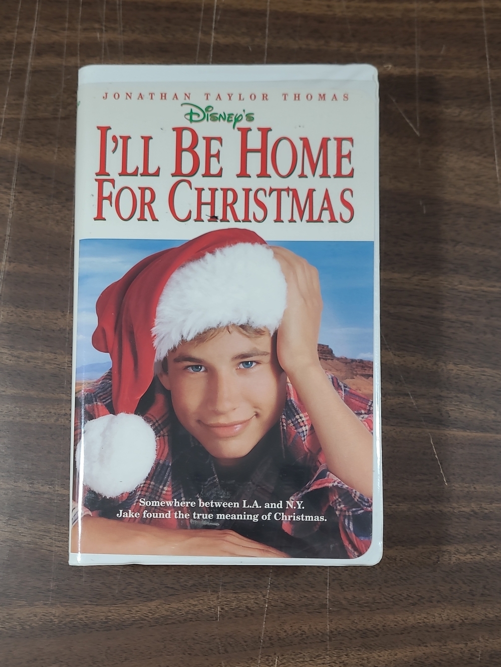 Disney I'll Be Home For Christmas VHS Movie in clamshell